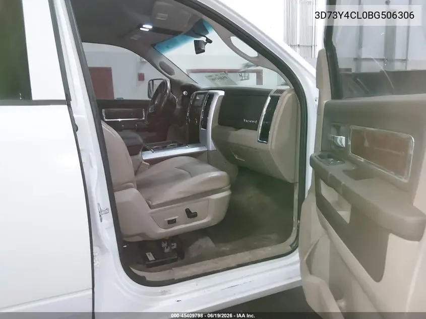 2011 Ram Ram 3500 Laramie VIN: 3D73Y4CL0BG506306 Lot: 45409798