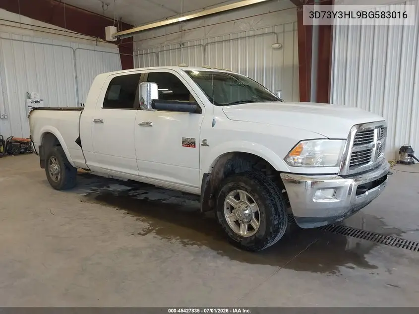 2011 Ram Ram 3500 Laramie VIN: 3D73Y3HL9BG583016 Lot: 45427835
