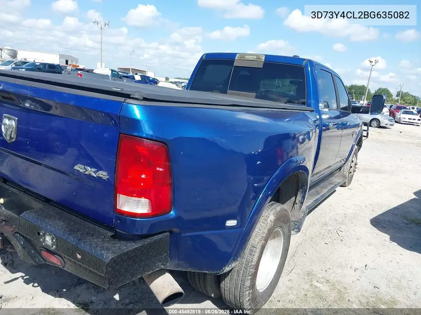 2011 Ram Ram 3500 Laramie VIN: 3D73Y4CL2BG635082 Lot: 45492819