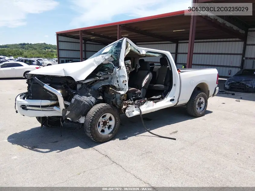 2012 Ram 3500 St VIN: 3C63D3CL2CG235029 Lot: 45417672
