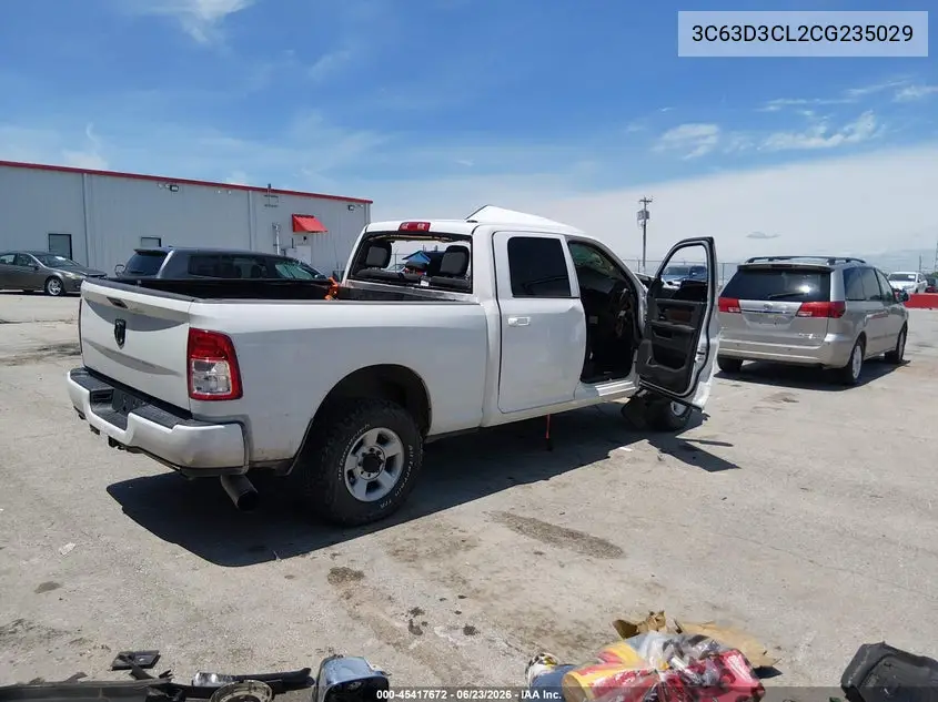 2012 Ram 3500 St VIN: 3C63D3CL2CG235029 Lot: 45417672