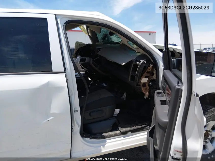 2012 Ram 3500 St VIN: 3C63D3CL2CG235029 Lot: 45417672