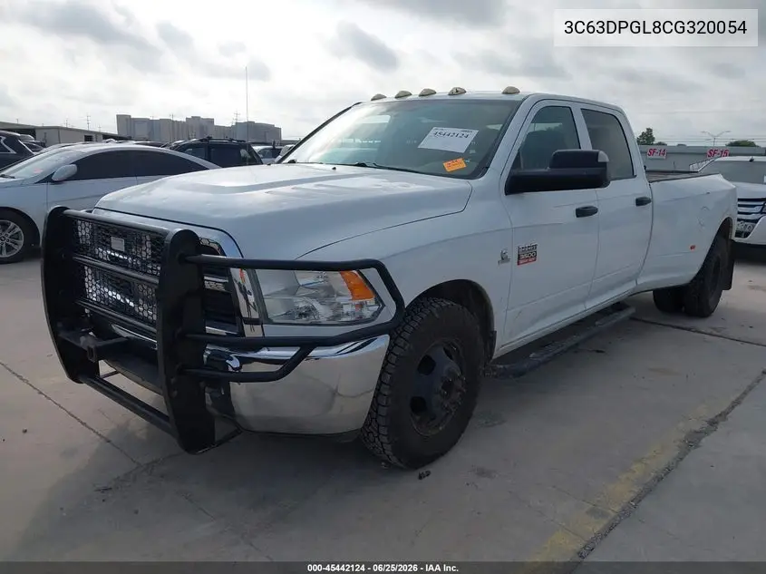 2012 Ram 3500 St VIN: 3C63DPGL8CG320054 Lot: 45442124