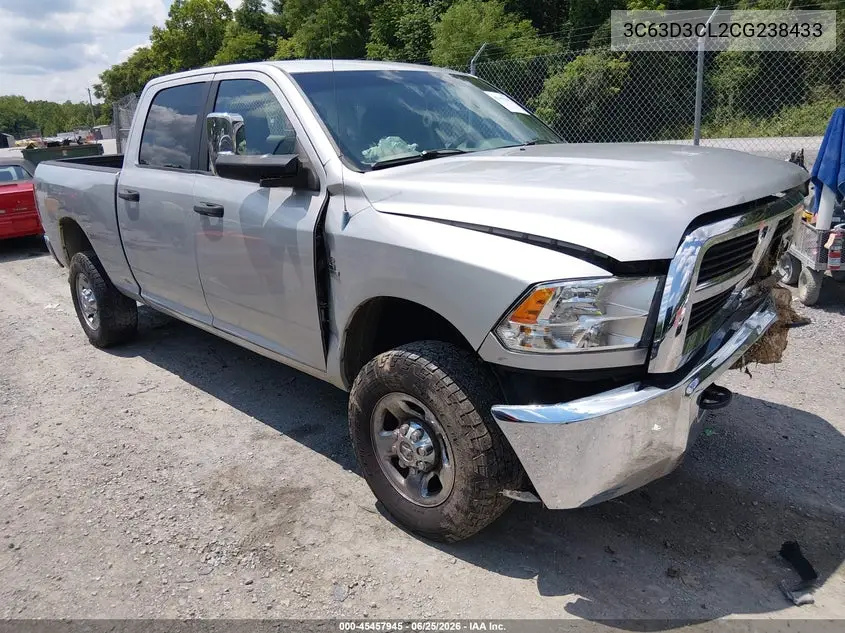 2012 Ram 3500 St VIN: 3C63D3CL2CG238433 Lot: 45457945
