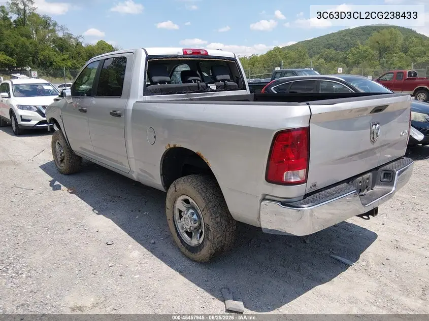 2012 Ram 3500 St VIN: 3C63D3CL2CG238433 Lot: 45457945
