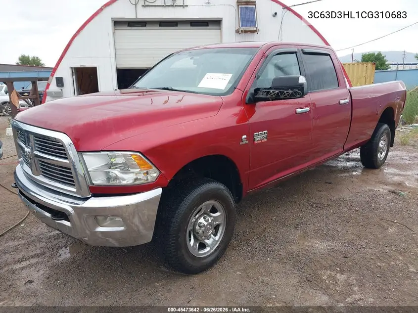 2012 Ram 3500 Slt VIN: 3C63D3HL1CG310683 Lot: 45473642