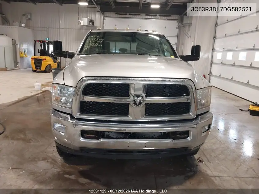 2013 Ram 3500 Slt VIN: 3C63R3DL7DG582521 Lot: 12591129
