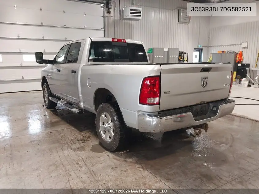 2013 Ram 3500 Slt VIN: 3C63R3DL7DG582521 Lot: 12591129