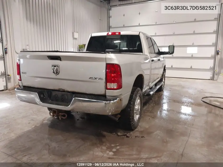 2013 Ram 3500 Slt VIN: 3C63R3DL7DG582521 Lot: 12591129