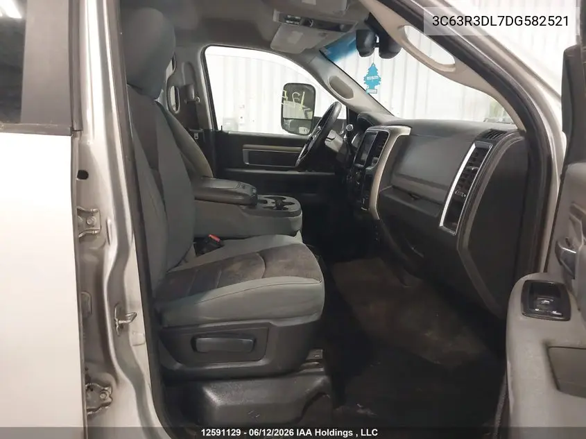 2013 Ram 3500 Slt VIN: 3C63R3DL7DG582521 Lot: 12591129
