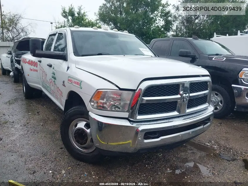 2013 Ram 3500 Tradesman VIN: 3C63RPGL4DG599439 Lot: 45335589