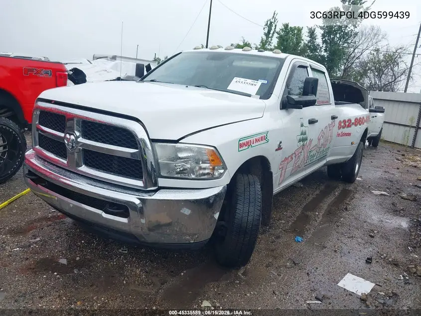 2013 Ram 3500 Tradesman VIN: 3C63RPGL4DG599439 Lot: 45335589