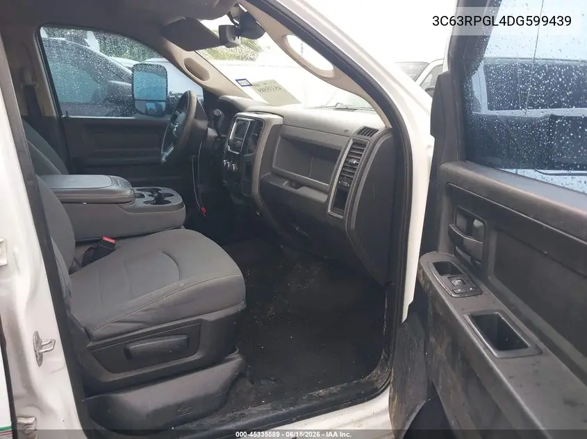 2013 Ram 3500 Tradesman VIN: 3C63RPGL4DG599439 Lot: 45335589