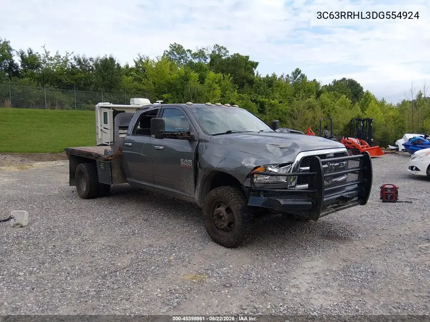 2013 Ram 3500 Slt VIN: 3C63RRHL3DG554924 Lot: 45398961
