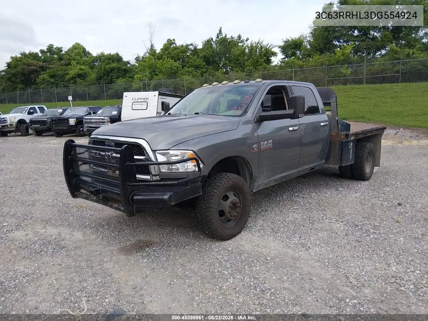 2013 Ram 3500 Slt VIN: 3C63RRHL3DG554924 Lot: 45398961