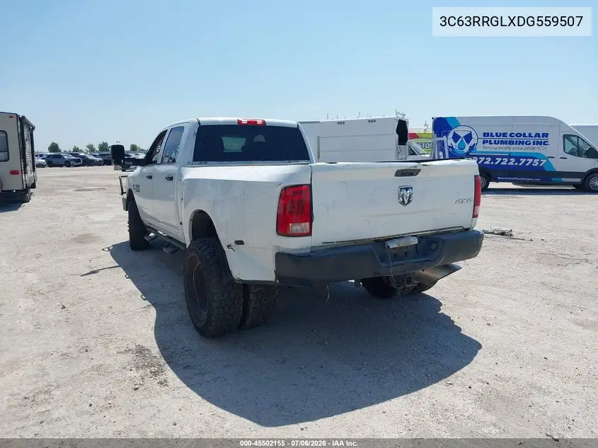 2013 Ram 3500 Tradesman VIN: 3C63RRGLXDG559507 Lot: 45502155