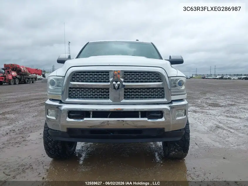 2014 Ram 3500 Longhorn VIN: 3C63R3FLXEG286987 Lot: 12559627