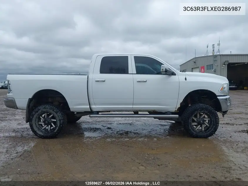 2014 Ram 3500 Longhorn VIN: 3C63R3FLXEG286987 Lot: 12559627