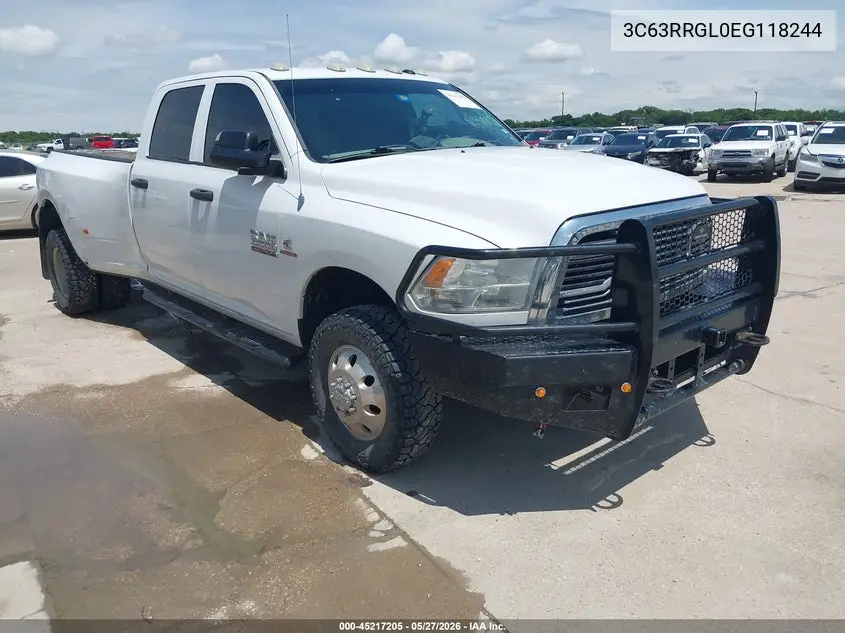 2014 Ram 3500 Tradesman VIN: 3C63RRGL0EG118244 Lot: 45217205