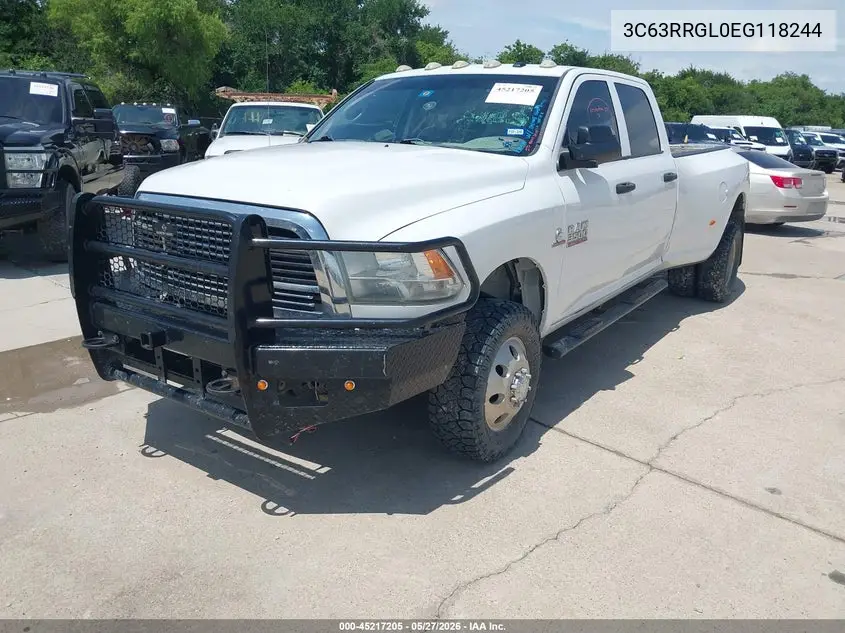 2014 Ram 3500 Tradesman VIN: 3C63RRGL0EG118244 Lot: 45217205