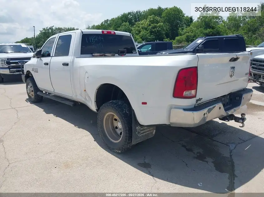 2014 Ram 3500 Tradesman VIN: 3C63RRGL0EG118244 Lot: 45217205