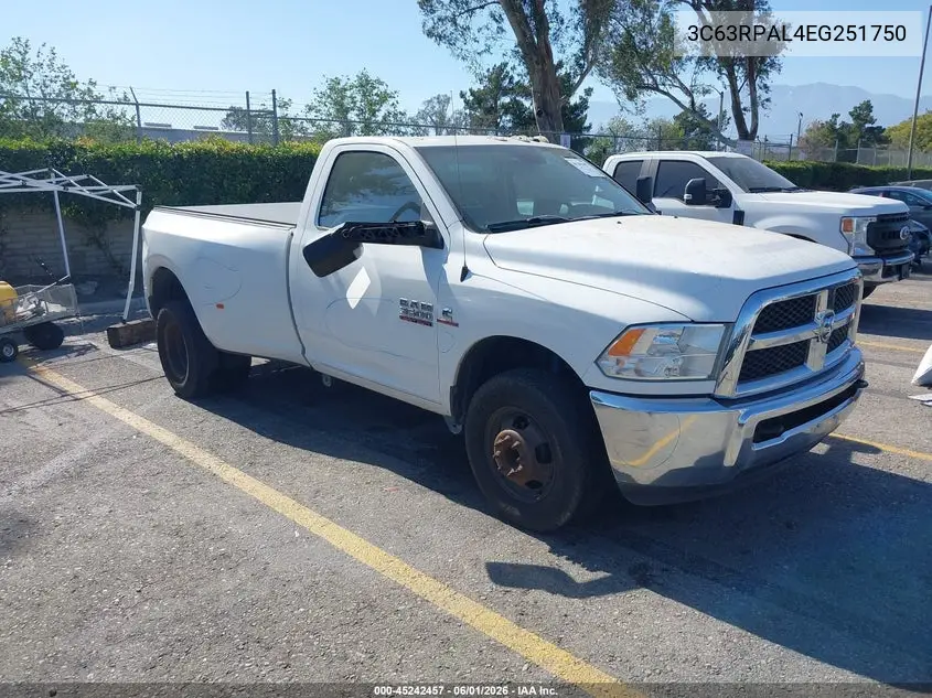 2014 Ram 3500 Tradesman VIN: 3C63RPAL4EG251750 Lot: 45242457