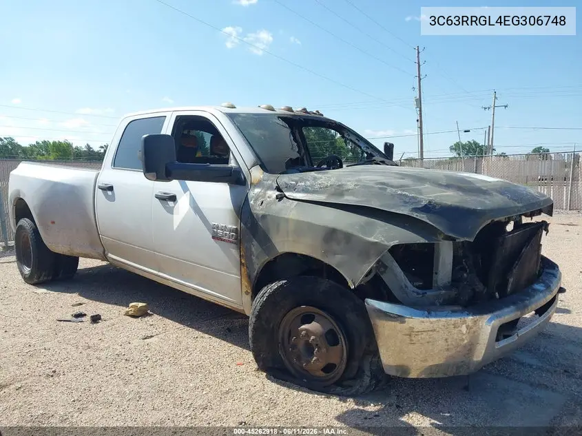 2014 Ram 3500 Tradesman VIN: 3C63RRGL4EG306748 Lot: 45262918
