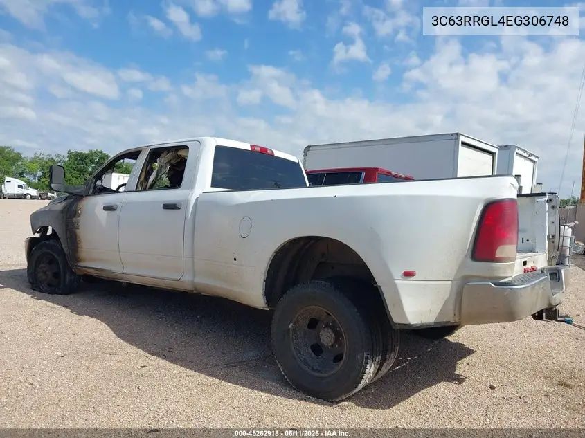 2014 Ram 3500 Tradesman VIN: 3C63RRGL4EG306748 Lot: 45262918