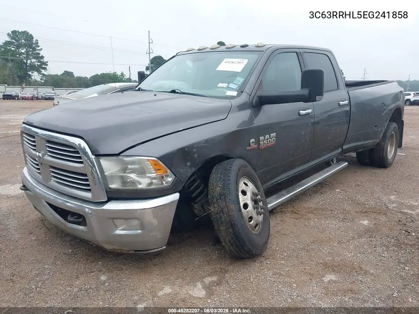 2014 Ram 3500 Lone Star VIN: 3C63RRHL5EG241858 Lot: 45282207