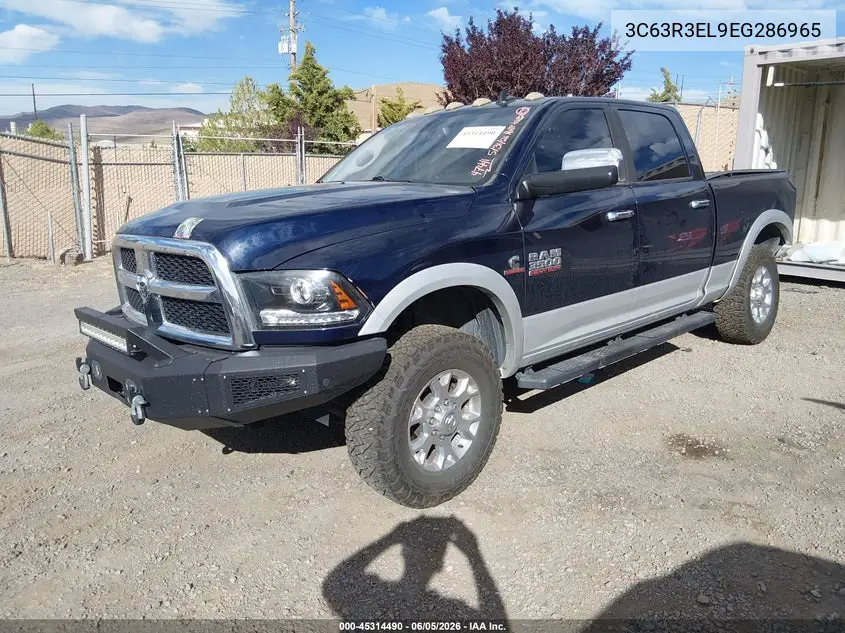 2014 Ram 3500 Laramie VIN: 3C63R3EL9EG286965 Lot: 45314490