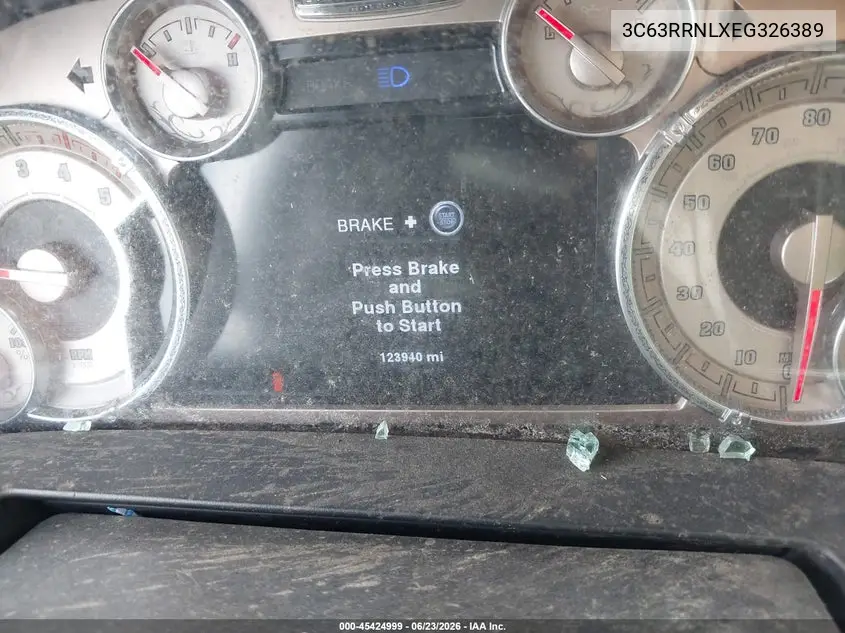 2014 Ram 3500 Longhorn VIN: 3C63RRNLXEG326389 Lot: 45424999