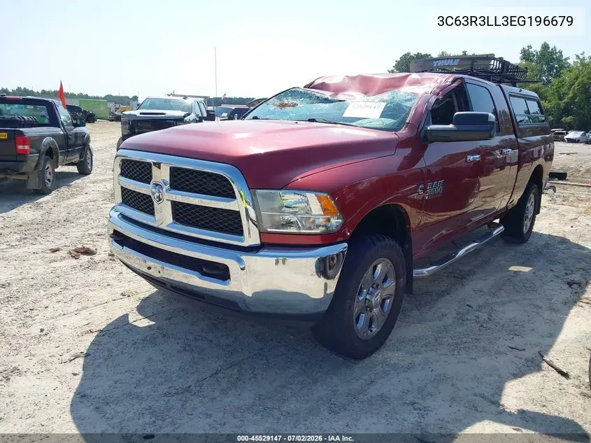 2014 Ram 3500 Slt VIN: 3C63R3LL3EG196679 Lot: 45529147