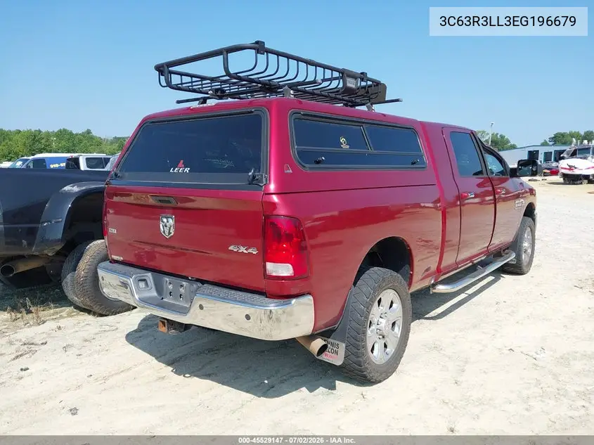 2014 Ram 3500 Slt VIN: 3C63R3LL3EG196679 Lot: 45529147