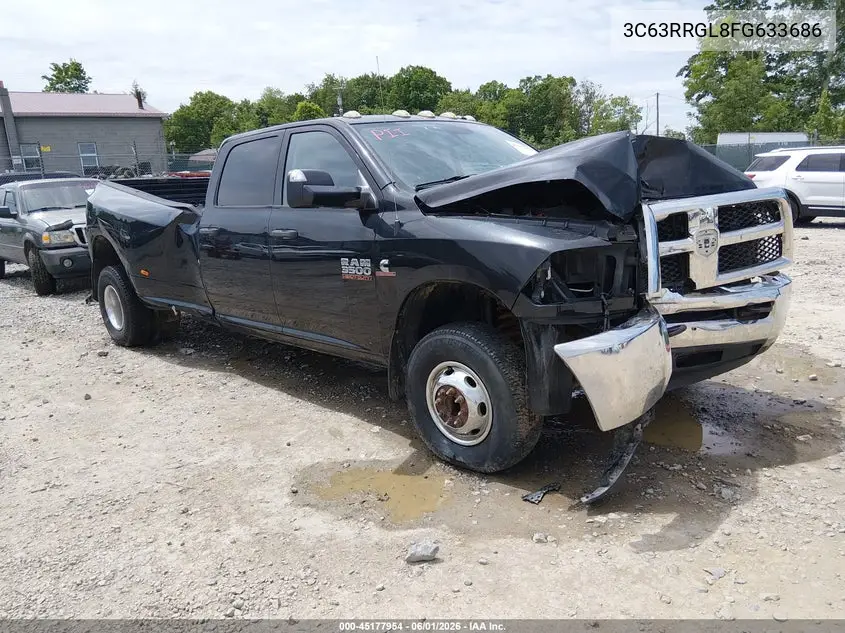 2015 Ram 3500 Tradesman VIN: 3C63RRGL8FG633686 Lot: 45177954