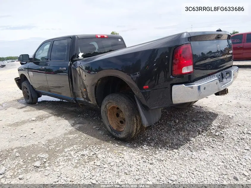 2015 Ram 3500 Tradesman VIN: 3C63RRGL8FG633686 Lot: 45177954