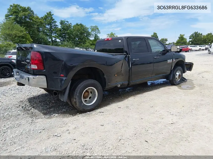 2015 Ram 3500 Tradesman VIN: 3C63RRGL8FG633686 Lot: 45177954