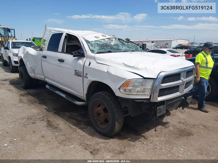2015 Ram 3500 Tradesman VIN: 3C63RRGLXFG519124 Lot: 45261924