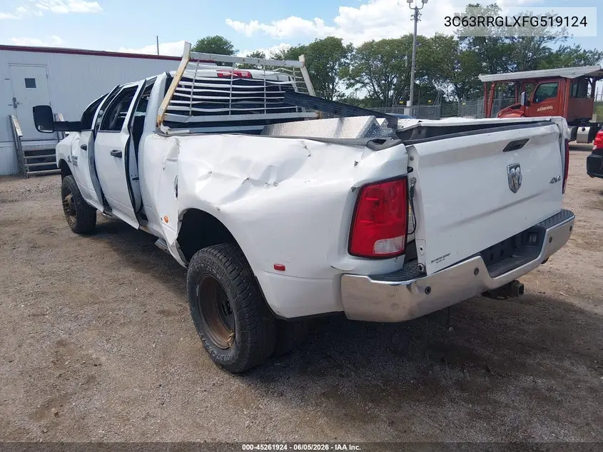2015 Ram 3500 Tradesman VIN: 3C63RRGLXFG519124 Lot: 45261924
