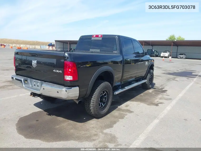 2015 Ram 3500 Slt VIN: 3C63R3DL5FG703078 Lot: 45266380