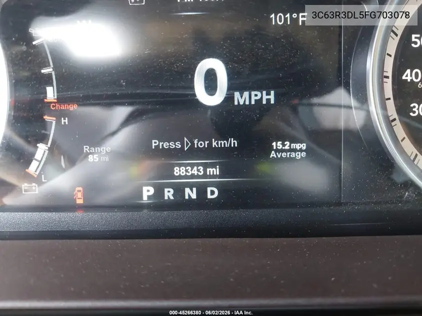 2015 Ram 3500 Slt VIN: 3C63R3DL5FG703078 Lot: 45266380