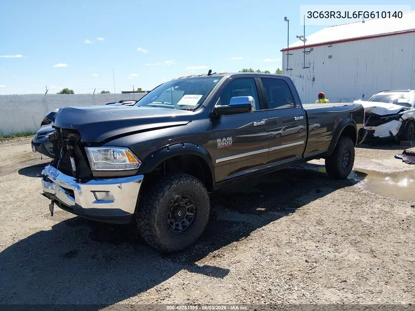 2015 Ram 3500 Laramie VIN: 3C63R3JL6FG610140 Lot: 45281305