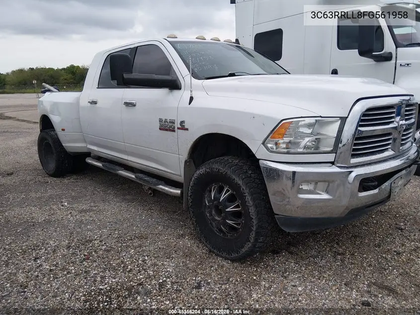 2015 Ram 3500 Lone Star VIN: 3C63RRLL8FG561958 Lot: 45356204