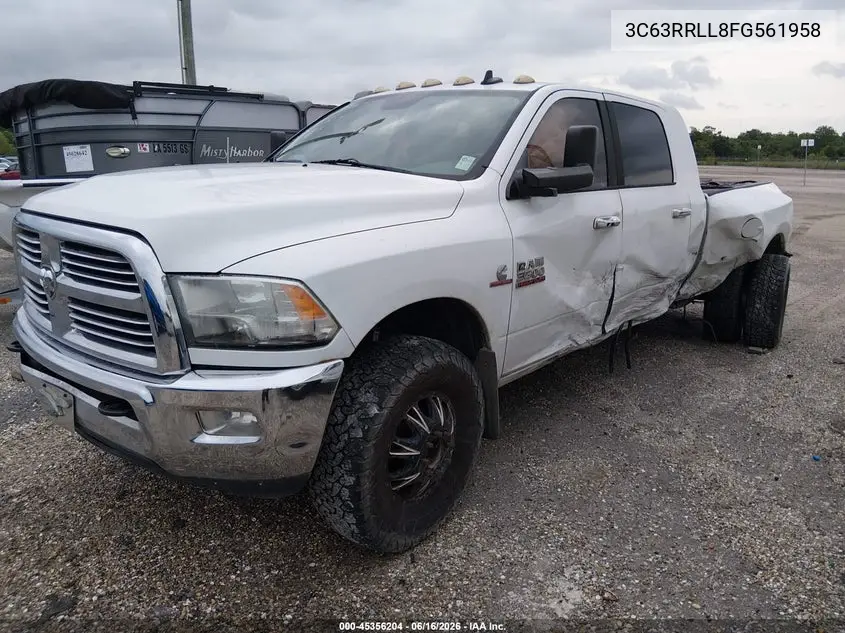 2015 Ram 3500 Lone Star VIN: 3C63RRLL8FG561958 Lot: 45356204