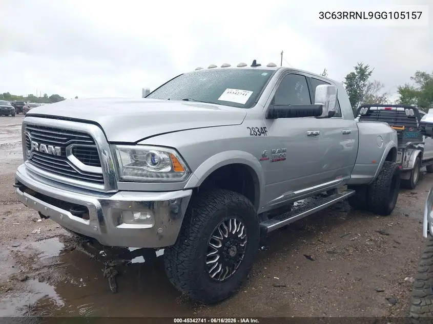 2016 Ram 3500 Longhorn Limited VIN: 3C63RRNL9GG105157 Lot: 45342741
