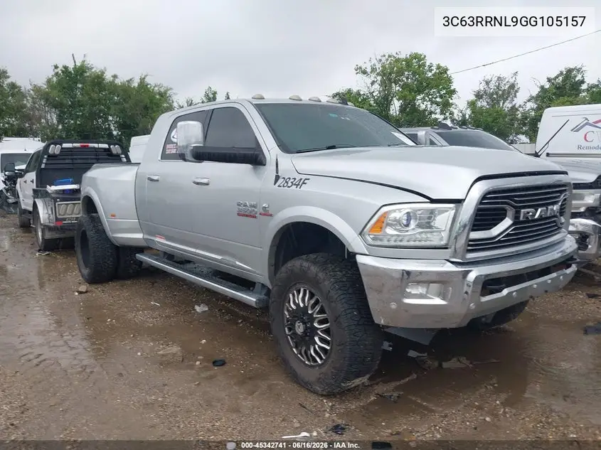 2016 Ram 3500 Longhorn Limited VIN: 3C63RRNL9GG105157 Lot: 45342741