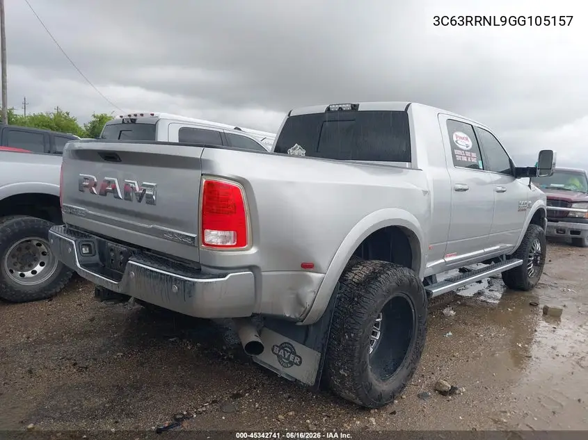 2016 Ram 3500 Longhorn Limited VIN: 3C63RRNL9GG105157 Lot: 45342741