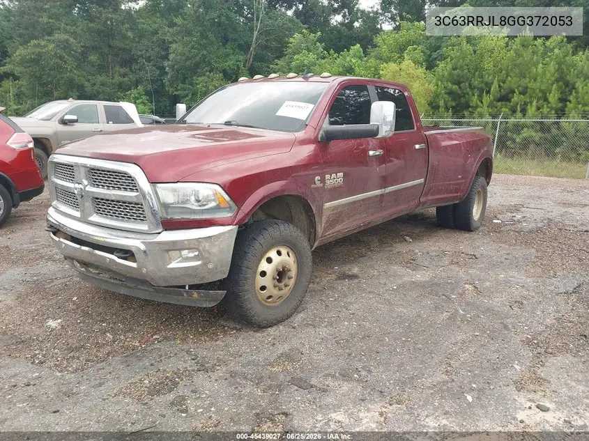 2016 Ram 3500 Laramie VIN: 3C63RRJL8GG372053 Lot: 45439027