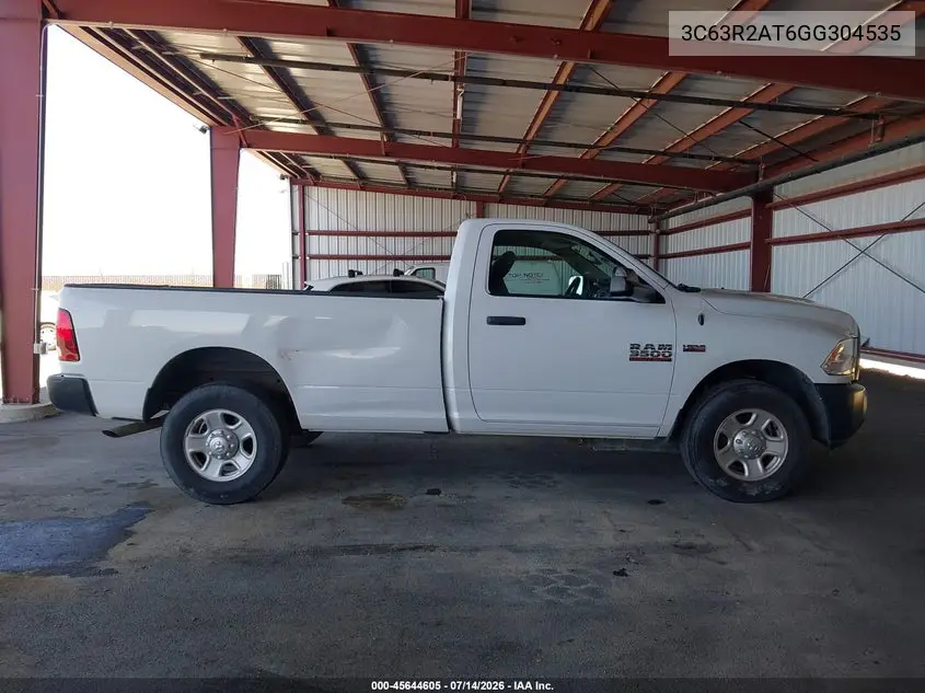 2016 Ram 3500 Tradesman VIN: 3C63R2AT6GG304535 Lot: 45644605