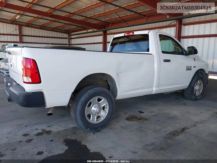 2016 Ram 3500 Tradesman VIN: 3C63R2AT6GG304535 Lot: 45644605
