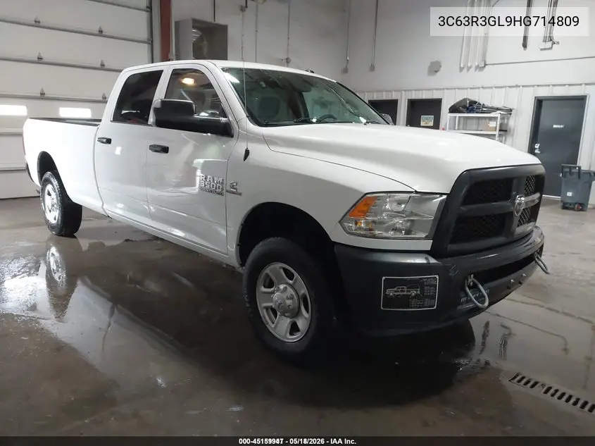2017 Ram 3500 Tradesman 4X4 8' Box VIN: 3C63R3GL9HG714809 Lot: 45159947